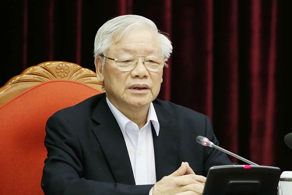 Tổng bí thư, Chủ tịch nước Nguyễn Phú Trọng: Tiến tới làm tốt công tác nhân sự Đại hội 13, “dưới có vững thì trên mới bền chắc được”    G-Saram