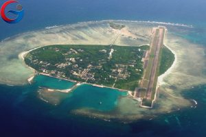 Đảo Phú Lâm ở quần đảo Hoàng Sa thuộc chủ quyền Việt Nam đang bị Trung Quốc chiếm giữ trái phép